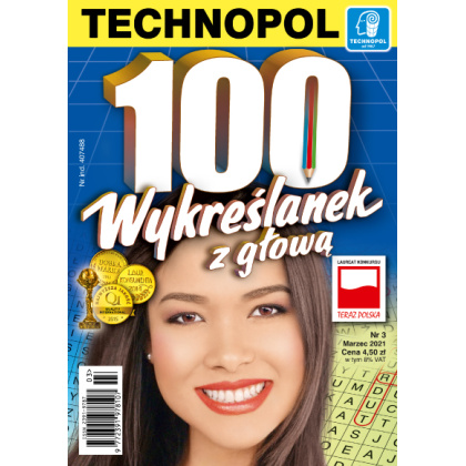 100 wykreślanek z głową